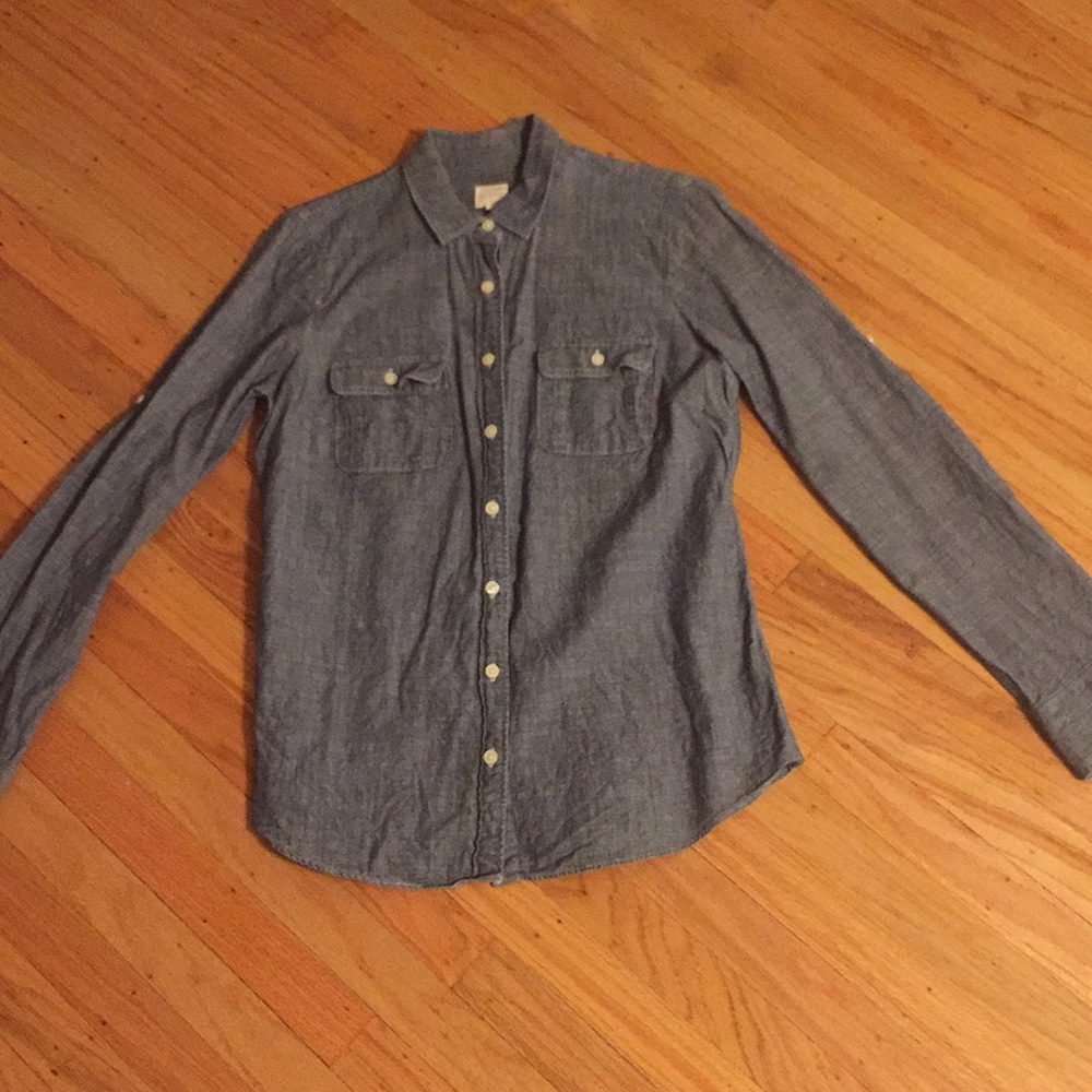 Jcrew Factory Chambray button Shirt size small